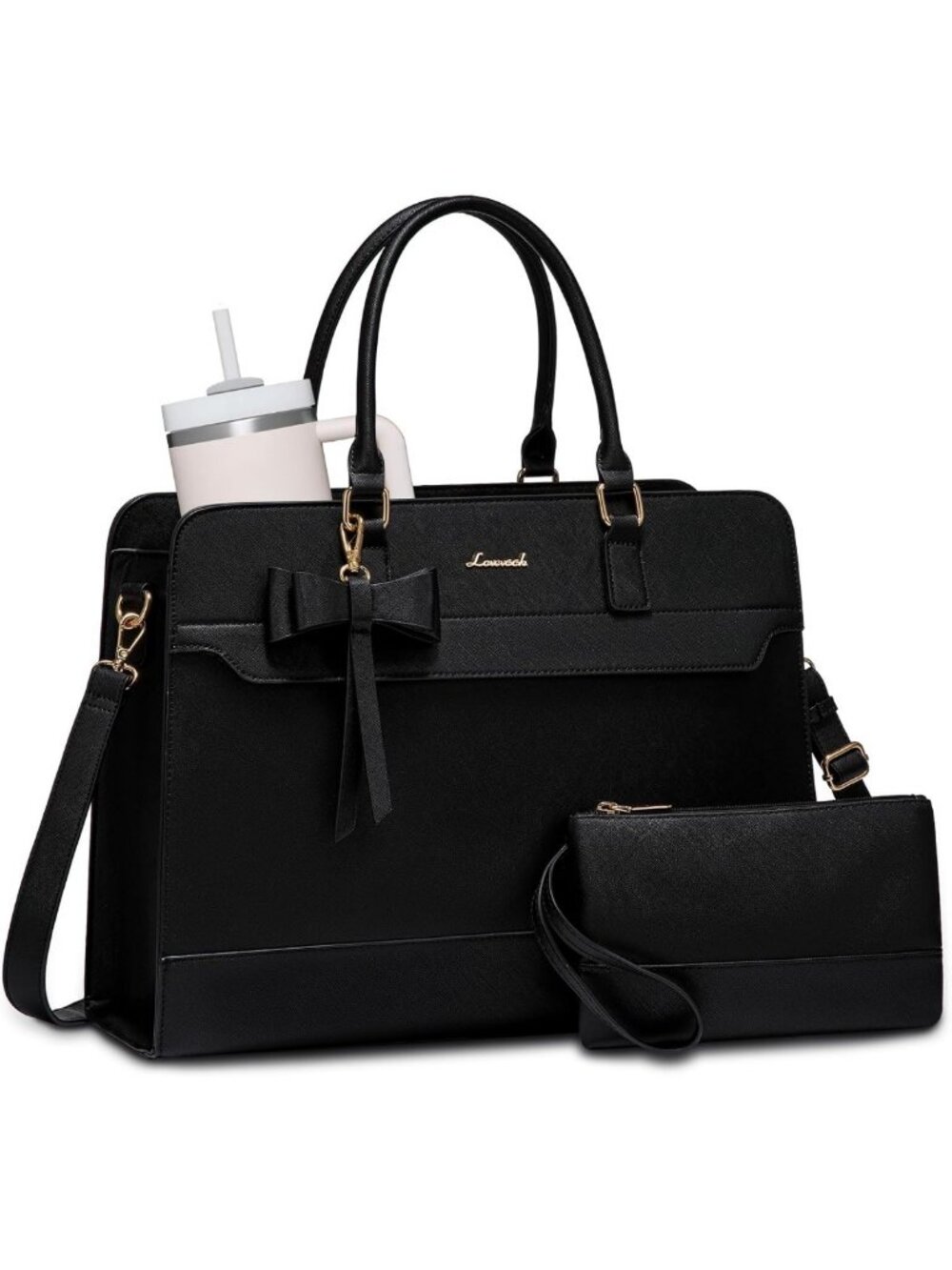 Stylish Waterproof Laptop Tote Bag for Women | Large Leather Work & Teacher